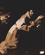Francisco de Zurbaran St Francis in Meditation oil on canvas